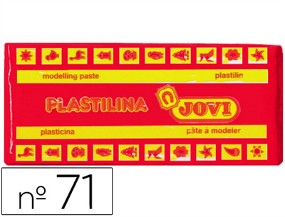 Imprimir Plastilina 150gr color rojo (Cod.720105)