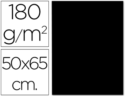 Imprimir Cartulina 50X65 color negro (Cod.28302)
