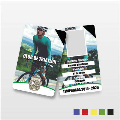 Imprimir Carnet Triatlón Ciclista