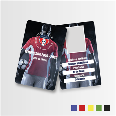 Imprimir Carnet Fútbol Camiseta
