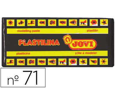 Imprimir Plastilina 150gr color negro (Cod.720115)